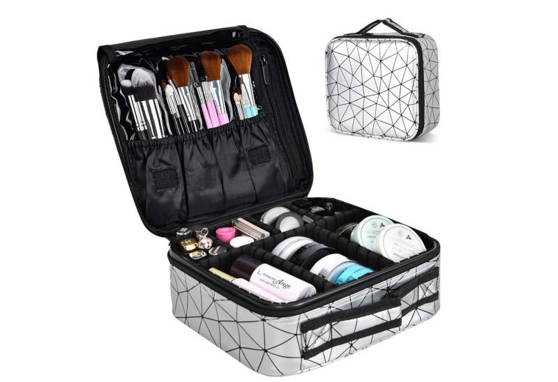 CALIYO Kosmetik-Koffer Kosmetiktasche Portable Reise Make Up Tasche, Makeup Organizer, Tasche Schmink Aufbewahrung Kosmetische Box Wasserdicht Schminktasche CALIYO Kosmetik-Koffer Kosmetiktasche Portable Reise Make Up Tasche, Makeup Organizer, Tasche Schmink Aufbewahrung Kosmetische Box Wasserdicht Schminktasche von CALIYO