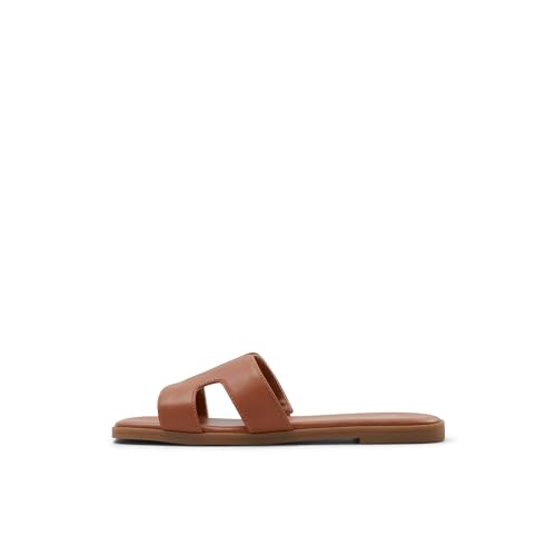 Call It Spring Damen Haylee Flache Sandale, Cognac, 39.5 EU von CALL IT SPRING