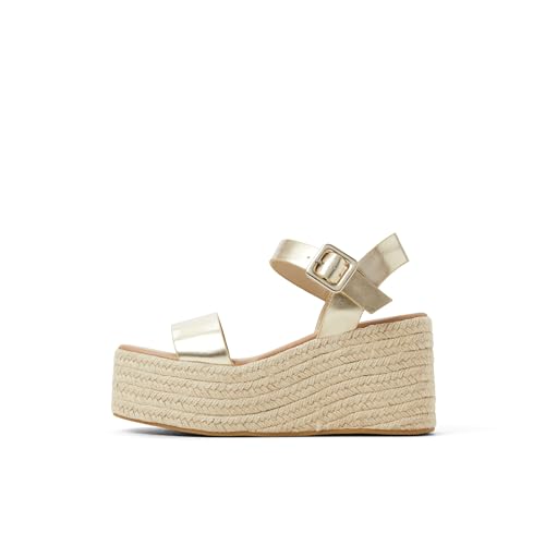 Call It Spring Damen Memphis Keilsandalen, Gold, 38 EU Call It Spring Damen Memphis Keilsandalen, Gold, 38 EU von CALL IT SPRING