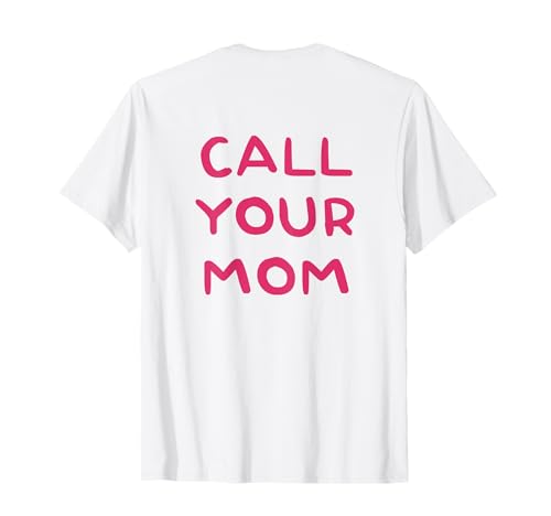 CALL YOUR MOM - Love Mama MAMI #MOMLIFE MOM LIFE - Backprint T-Shirt von CALL YOUR MOM X Ruf deine Mutter an - Mama Liebe