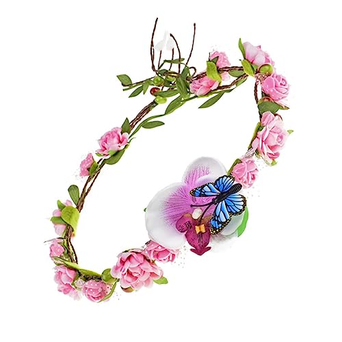 1 Stück Kunstblumen Stirnband Rattan Haarschmuck für Braut Fotografie Hochzeiten Partys Leichtes Bequemes Design für Cosplay und Festivals von CALLARON