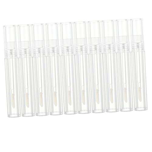 10 Stück Leere Lip Gloss Tubes Transparente Nachfüllbare Behälter für Lippenpflege DIY Kosmetik und Anwendungen aus Sicherem Gefertigt von CALLARON