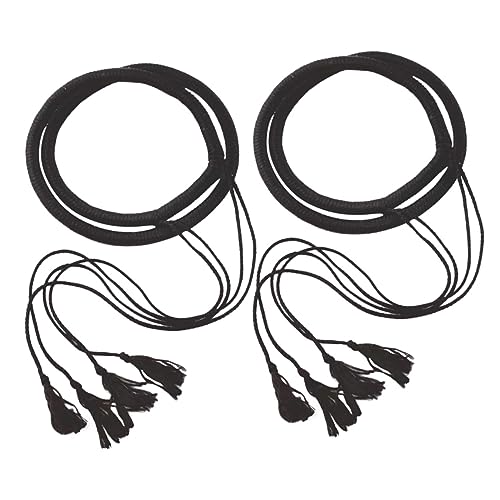 CALLARON 2stücke Herren Arabische Kopf Schal Seile Mit Quaste Muslimische Stirnband Kopfbedeckung Accessoires Für Mottopartys Und Kostüme von CALLARON