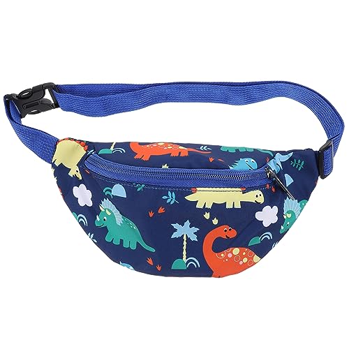 CALLARON 2st Dinosaurier Kinder Brusttasche Kinder Hüfttasche Dinosaurier-gürteltasche Kleine Umhängetasche Für Damen Dinosaurier-geldbörse Kindertasche Brustclip Mädchen Handy Oxford-Stoff von CALLARON