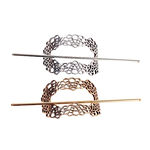 2 Stück Vintage Haarschmuck Teiliges Haarnadel aus Eleganter Haarbun Halter für Damen für Hochzeiten und Besondere Anlässe von CALLARON