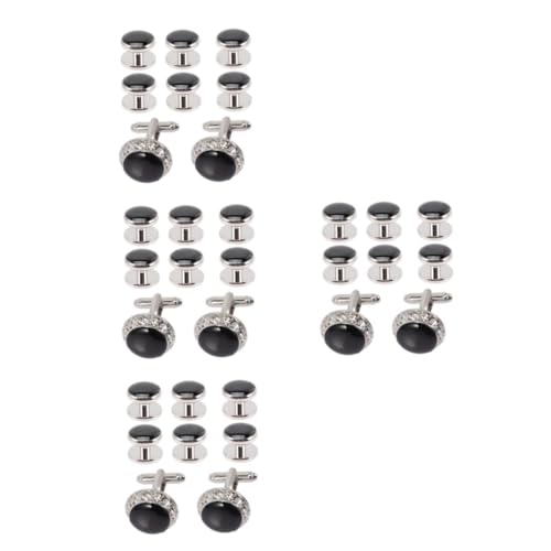 4 Sätze Manschettenknöpfe Mit Diamanten Manschettenknöpfe Für Männer Manschettenknöpfe Mit Strasssteinen Manschettenknöpfe Für Hochzeiten Manschettenknöpfe Für 8 Stück * 4 CALLARON 4 Sätze Manschettenknöpfe Mit Diamanten Manschettenknöpfe Für Männer Manschettenknöpfe Mit Strasssteinen Manschettenknöpfe Für Hochzeiten Manschettenknöpfe Für 8 Stück * 4 CALLARON von CALLARON