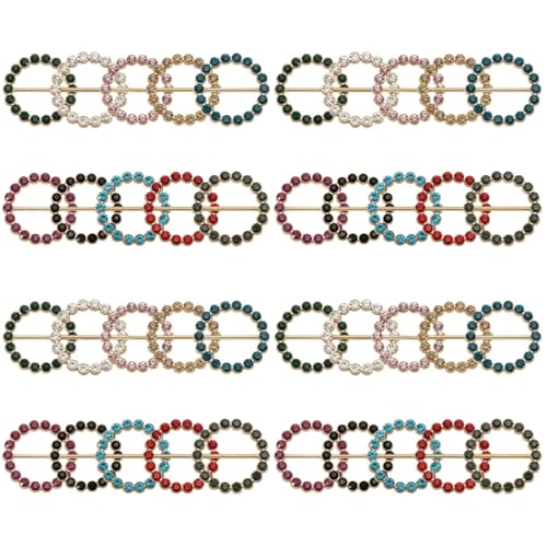4 Sätze Multifunktionaler Kleider Eckknopf Befestiger Quetscher Spleiß Set Gürtelaufhänger Für Den Kleiderschrank Goldene Halterung Gürtelschnalle Zarter 10 Stück * 4 CALLARON von CALLARON