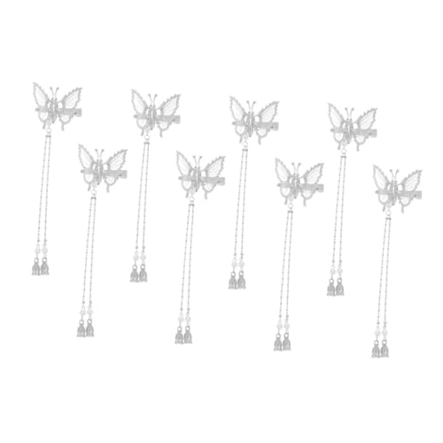 8 Stück Schmetterlingsclips – Flatternde Quasten Haarspangen Antikes Seitliches Haar Accessoire Für Frauen Und Mädchen Brautschmuck Hochzeitsfeier von CALLARON