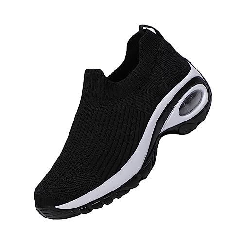 CALLARON 1 Paar Atmungsaktive Damen Sneakers Bequeme Fitnessschuhe für Sport und Alltag Leichte und Elastische Sport Schuhe für Reisen und Lange Schwarz CALLARON 1 Paar Atmungsaktive Damen Sneakers Bequeme Fitnessschuhe für Sport und Alltag Leichte und Elastische Sport Schuhe für Reisen und Lange Schwarz von CALLARON