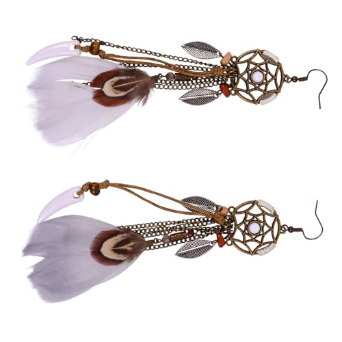 CALLARON 1 Paar Boho Ohrhänger mit Design Lange Ohrringe für Frauen für Partys oder Handgefertigt von CALLARON