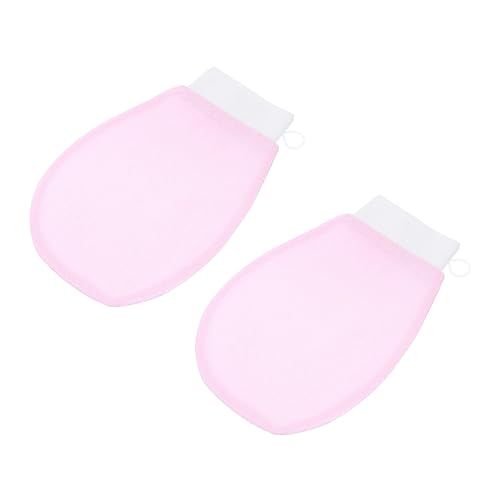 CALLARON 1 Paar Duschhandschuhe für Damen Peeling Badehandschuhe Rutschfest und Hautfreundlich für Körperpeeling Sanfte Massage und Hautpflege von CALLARON