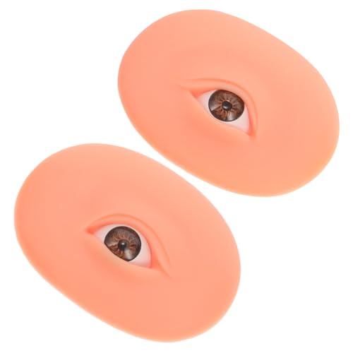 CALLARON 5d Augen Make up Übungsboard Aus Silikon Wiederverwendbare Lidschatten Übungshaut Für Anfänger Realistisches Augenmodell Für Make up Training Übungshaut Für Augenbrauen Und von CALLARON