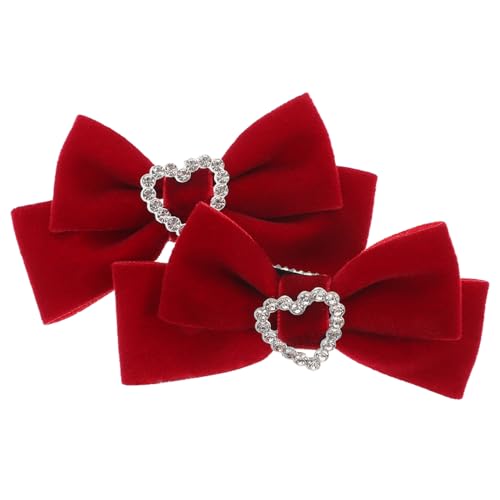 CALLARON Schleifen Für Mädchen Aus Velours Und Metall Haarschmuck Mit Krokodilklemmen Passend Für Teenager-mädchen Accessoires Für Alltag Und Festive Anlässe von CALLARON