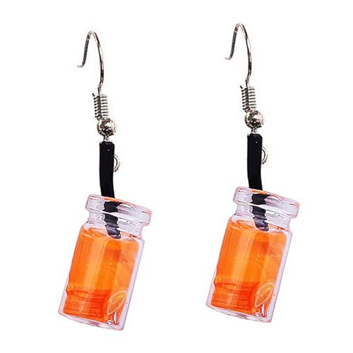 CALLARON Stylische Damen Ohrhänger Lustige Frucht Ohrschmuck Zarte Ohrringe Kreativer Ohrhänger Aus Strapazierfähigem Material Orange Für Jeden Anlass von CALLARON
