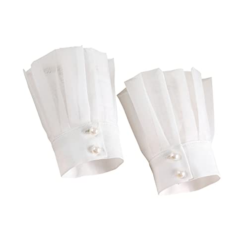 CALLARON Handgelenkmanschette Für Hemd Abnehmbare Dekorative Hemd-handgelenkmanschetten Bekleidungszubehör Für Damen von CALLARON