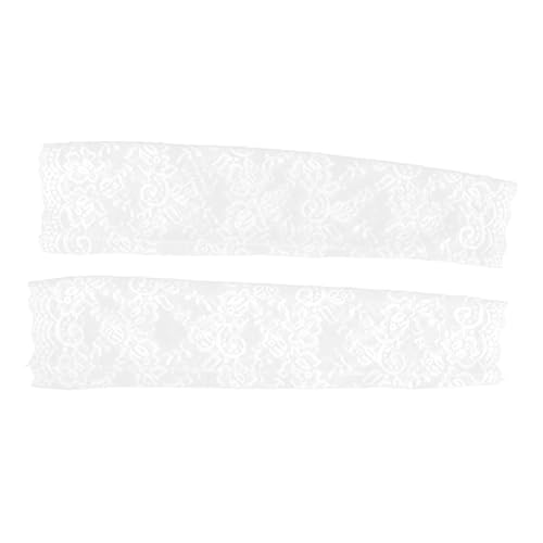 CALLARON 1paar Uv-schutz Armstulpen Aus Spitze Für Frauen Fingerlose Handschuhe Lange Spitzenärmel Für Hochzeiten Brautpartys Und Outdoor-aktivitäten Elastisches Design Für Bequemen von CALLARON