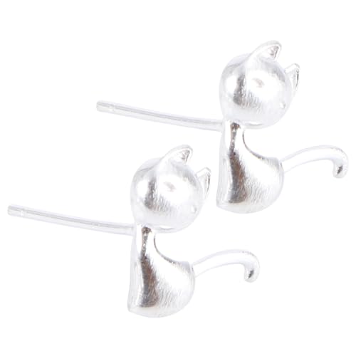 CALLARON 1 Paar Sterling Silber Ohrstecker für Damen Einfache und Stilvolle Ohrhänger mit Einzigartigem Design Hypoallergen für Alltag für Geschenkideen von CALLARON