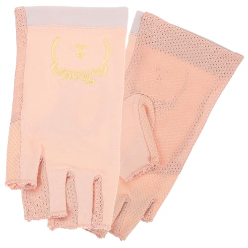 CALLARON 1 Paar Strahlungssichere Handschuhe Uv-schutzhandschuhe Für Die Maniküre Erwachsene Nail Art Uv-handschuhe Maniküre-handschuhe Anti-uv Uv-handschuhe Für Die Maniküre Baumwolle Rosa von CALLARON