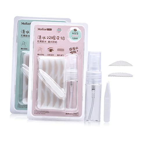 CALLARON Doppel Augenlid Patch aus Spitze Selbstklebend Unsichtbar für Frauen 1 Packung für Augen Make Up Spurlos von CALLARON