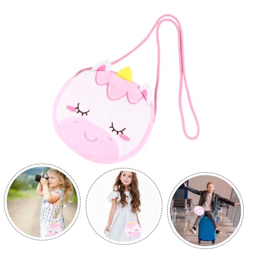 CALLARON 1 STK Einhorn Umhängetasche Plüsch Tasche Purse Pets Tasche Einhorn Fur Fluffs Einhorn Tasche Sü? Einhorngeschenke Für M?dchen Plüsch Einhorn Kindertasche Behaart Student Polyester von CALLARON