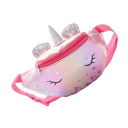 1 STK Einhorn-Gürteltasche Einhorn-Umhängetasche Kinder Hüfttasche Reise Gürteltasche M?dchen Hüfttasche Einhorn Mädchen Tasche Kinder Einhorn Tasche Süss Geschenk Reisen PU-Leder von CALLARON