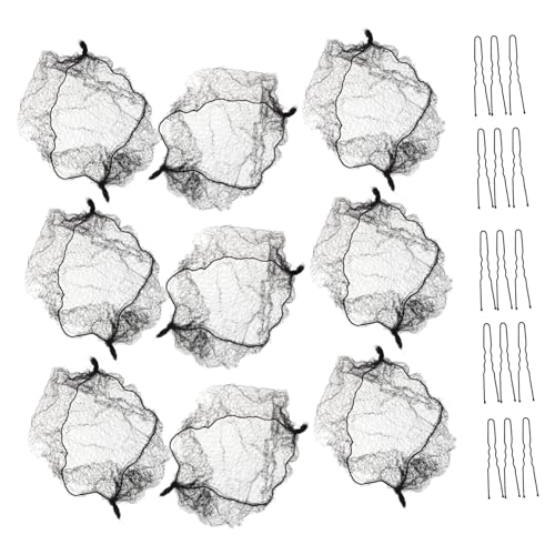 CALLARON Netz Für Perücken Mesh-haarnetz Elastisches Band Dutt-abdeckung Haarknotennetz Für Krankenschwestern Ballett Haar-accessoires Für Frauen Praktische Haarnetze Ballett-duttnetze von CALLARON