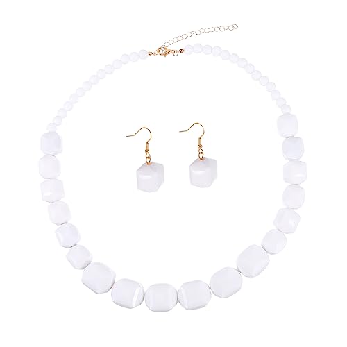 CALLARON Schmucksets Für Damen Acryl-halskette Ohrring-set Perlenkette Modisches Acryl-schmuckset von CALLARON