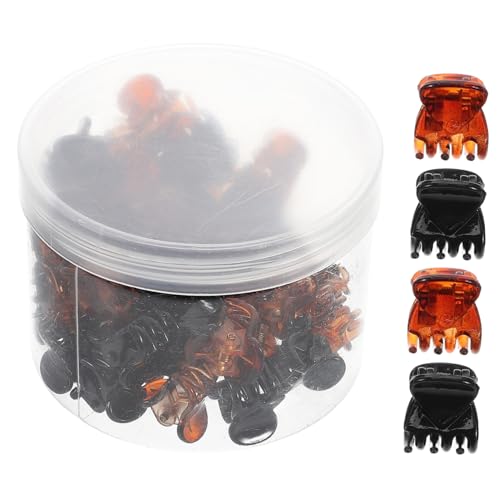 CALLARON Kunststoff Haarklammern Für Frauen Rutschfeste Mini-klammern Kleine Haarklammern Zum Binden Von Haar Mit Griff Für Feines Und Dickes Haar Vielzahl von CALLARON