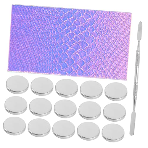 CALLARON Leere Magnetische Lidschattenpalette Lidschatten Organizer Mit Spiegel Wiederverwendbares Kosmetiktablett Für Make-up-sets von CALLARON
