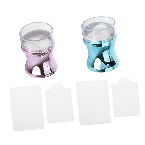 CALLARON 1 Satz Manikürezubehör Diy Nagelstampfer Nagelkunst Nagelschablonen Für Nailart Stempel Für Nagellack Transparenter Nagel -stamper Nagelstamper Nägel Plastik Abs von CALLARON