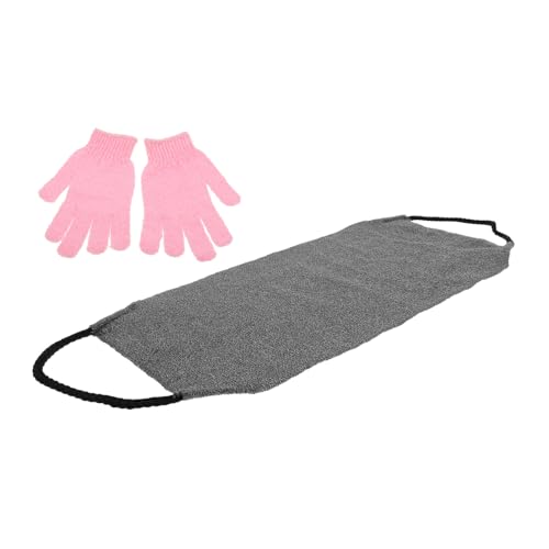 CALLARON Rückenschrubber-set Peeling-handschuh Badebürste Schrubber Für Die Dusche Sanftes Peeling-handtuch Handschuh-set Für Männer von CALLARON