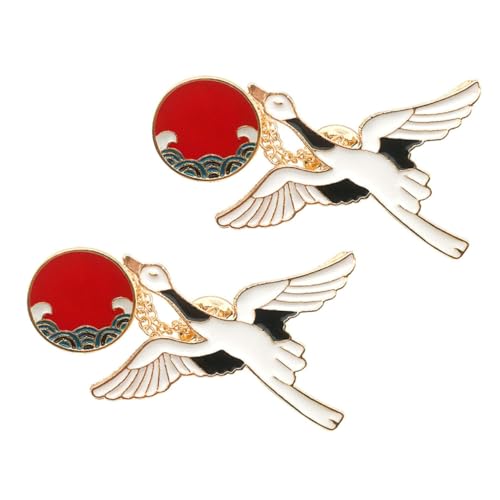 CALLARON 1 Satz Teiliges Retro Ethno Broschen Weiß Kreative Anstecknadeln Dekorative Reversnadeln Für Jacken Pullover Hüte Und Schals Elegantes Party Accessoire 2 Stück von CALLARON