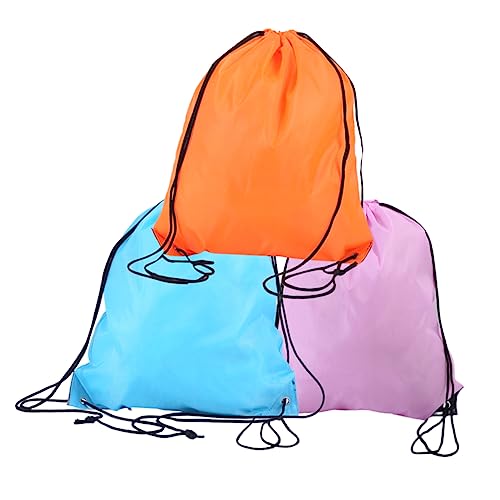 CALLARON Cinch Pack Nylon-kordelzugbeutel-Set – 3-teilige Aufbewahrungstasche Aus Polyester Mit Reflektoren Zum Laufen Wandern von CALLARON