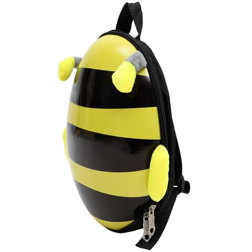 CALLARON 1stück Junge Mädchen Rucksack Bee Form Tragbarer Schulranzen Für Jungen Und Mädchen Verstellbare Träger Leicht Und Stylisch Für Schule Camping Und Reisen Gelb von CALLARON