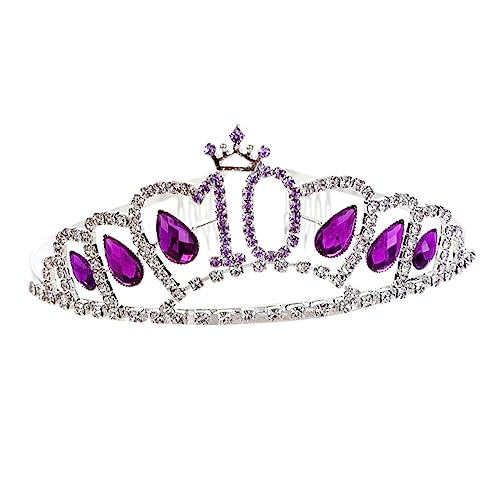CALLARON Kronen Mädchen Elegante Strass-haarschmucktiara Für Feiern Und Alltagsoutfits Einzigartige Dekorative Krone Für Kleine Prinzessinnen Für Partys Und Auftritte von CALLARON