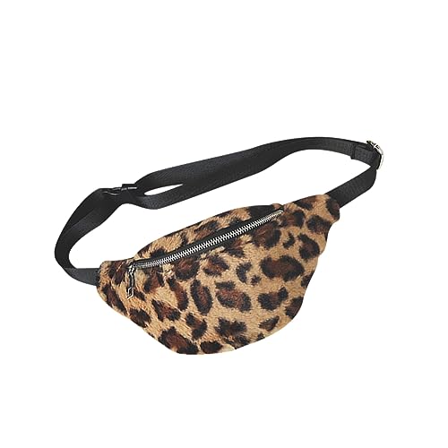 CALLARON 1 Stück Leoparden-Taillenversteck Winter Herbst Herbst Gürteltasche Für Frauen Umhängetasche Kleine Hüfttasche Umhängetasche Telefontaschen Für Frauen Damen-Umhängetasche von CALLARON