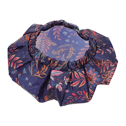 CALLARON Duschhaube Für Männer Doppellagige Badekappe Aus Oxford Stoff Einheitsgröße Langlebig Und Wiederverwendbar Für Zuhause Geeignet Für Haarlängen von CALLARON