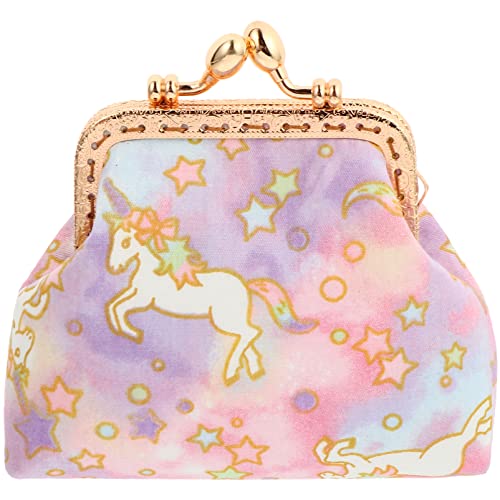 CALLARON Einhorn Kleiner Geldbörse Cartoon Geldbeutel Kleingeldbörse Für Damen Entzückendes Design Für Kosmetik Schlüssel Und Karten Für Reisen Und Alltag von CALLARON