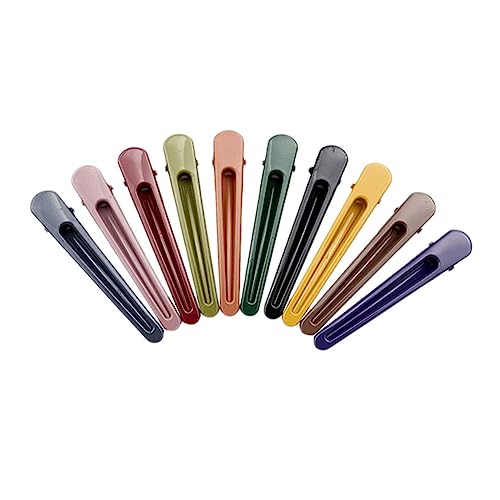 CALLARON 10 Stück Haarnadeln Entenschnabel Haarschmuck für Mädchen Langlebige Haarspangen Wunderschöne Kopfbedeckungen für Frauen Dekorative Haar Accessoires in Zufälligen Farben von CALLARON