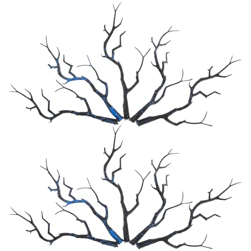 CALLARON 10 Stück Künstliche Äste mit Geweih Design Realistische Dekoration für Halloween Weihnachten Cosplay und Kreative Diy Projekte Langlebig und Wiederverwendbar von CALLARON