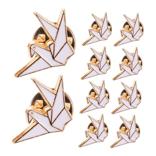 CALLARON 10stücke Süße Cartoon-broschen Origami-origami-anstecknadeln Aus Metall Für Kleidung Schmuck-accessoires Für Frauen Taschen Und Outfits von CALLARON