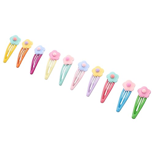 CALLARON 10 Stück Teiliges Bunte Haarspangen Candy Color Niedliche Clips mit Tropfen Design für Damen und Vielseitiger Haarschmuck für Alltag und Besondere Anlässe Tragbar und Modisch von CALLARON