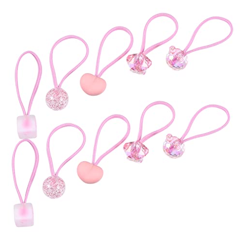 CALLARON 10 Stücke Mädchen Haarseile Satz Elastische Haarbänder Haarringe Einzigartige Pferdeschwanzhalter Haaraccessoires für Mädchen von CALLARON