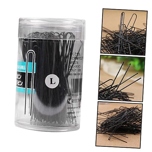 CALLARON 100stücke U-förmige Haarnadeln Schwarz Gewellte Bobby-haarnadeln Für Dutts Hochsteckfrisuren Damen Frisuren-hilfe von CALLARON