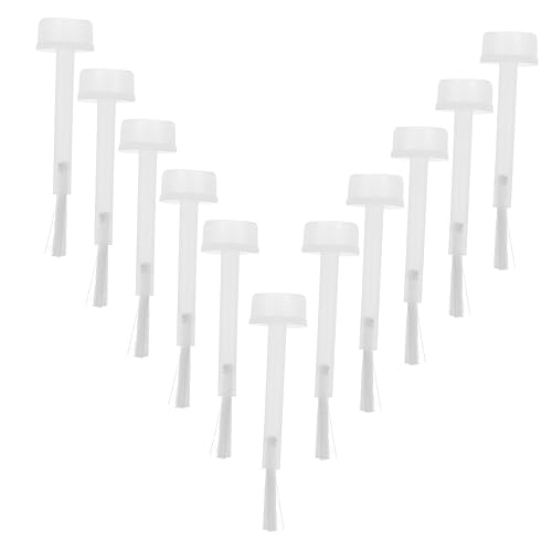 CALLARON 100 Stück Nagellack Ersatzpinsel Weich Flach Langer Rundkopf Maniküre Werkzeug für Nagellack Gel Flüssigkeit Dipping Nails French Nails Acrylnägel Malpinsel von CALLARON