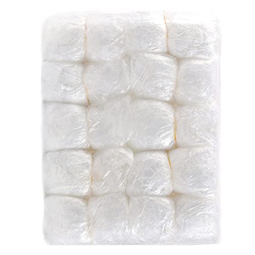 CALLARON 100stücke Einweg-duschhaube Wasserdichte Transparente Badekappen Mit Elastischem Design Für Damen Und Herren Praktische Haarkappen Für Spa Dusche Hotel Salon Zuhause von CALLARON