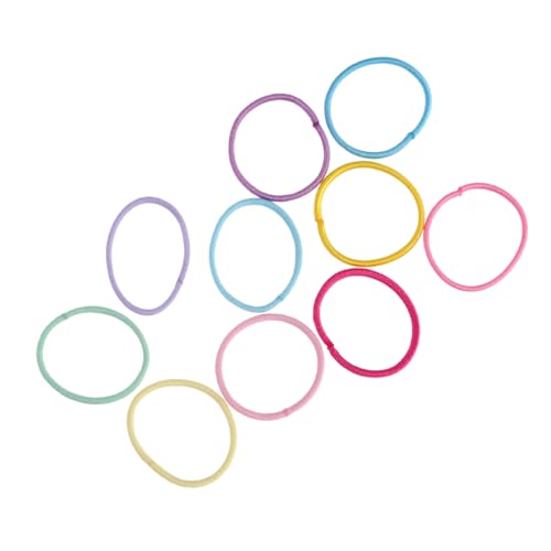 CALLARON 100stücke Haargummis Für Mädchen Elastische Haarbänder Bunten Farben Für Und Einfache Frisuren Für Mädchen Und Kleinkinder von CALLARON