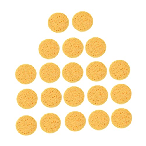 CALLARON 100stücke Puder Puff Make-up-puff Gesicht Reinigungs-puff Kosmetik-entfernungs-puff Make-up Applikator Für Mädchen Abgerundete Puder Für Make-up von CALLARON