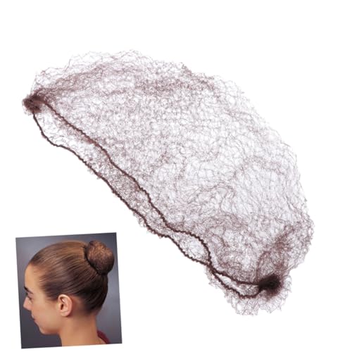 CALLARON 100stücke Unsichtbare Elastische Haarnetze Atmungsaktive Dutt-haaraccessoires Für Und Mädchen Für Ballett Tänze Und Berufliche Nutzung Kaffee von CALLARON