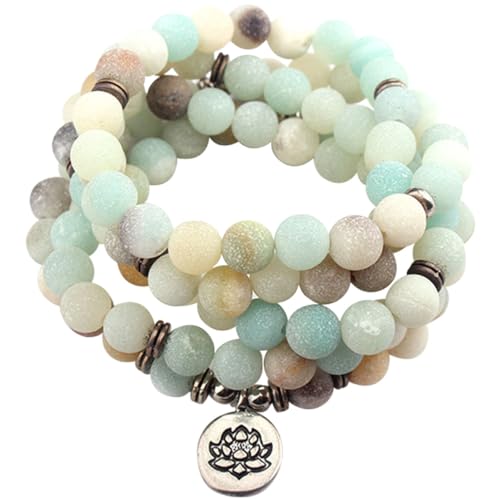 CALLARON Stil Armband 108 Perle Naturstein Herren Accessoire von CALLARON
